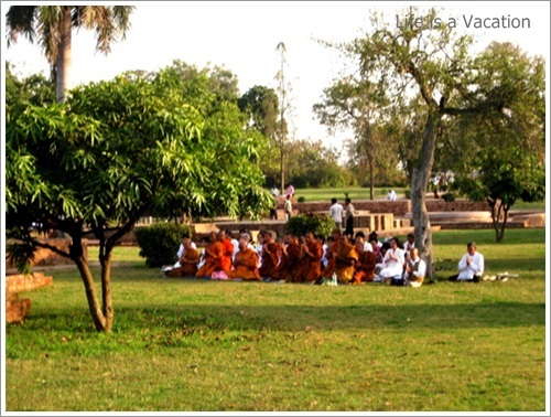 Lord Buddha performed miracles in Sravasti, India