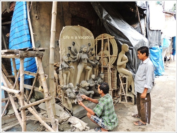The Making of a Mother, Goddess Durga Idols, Kolkata